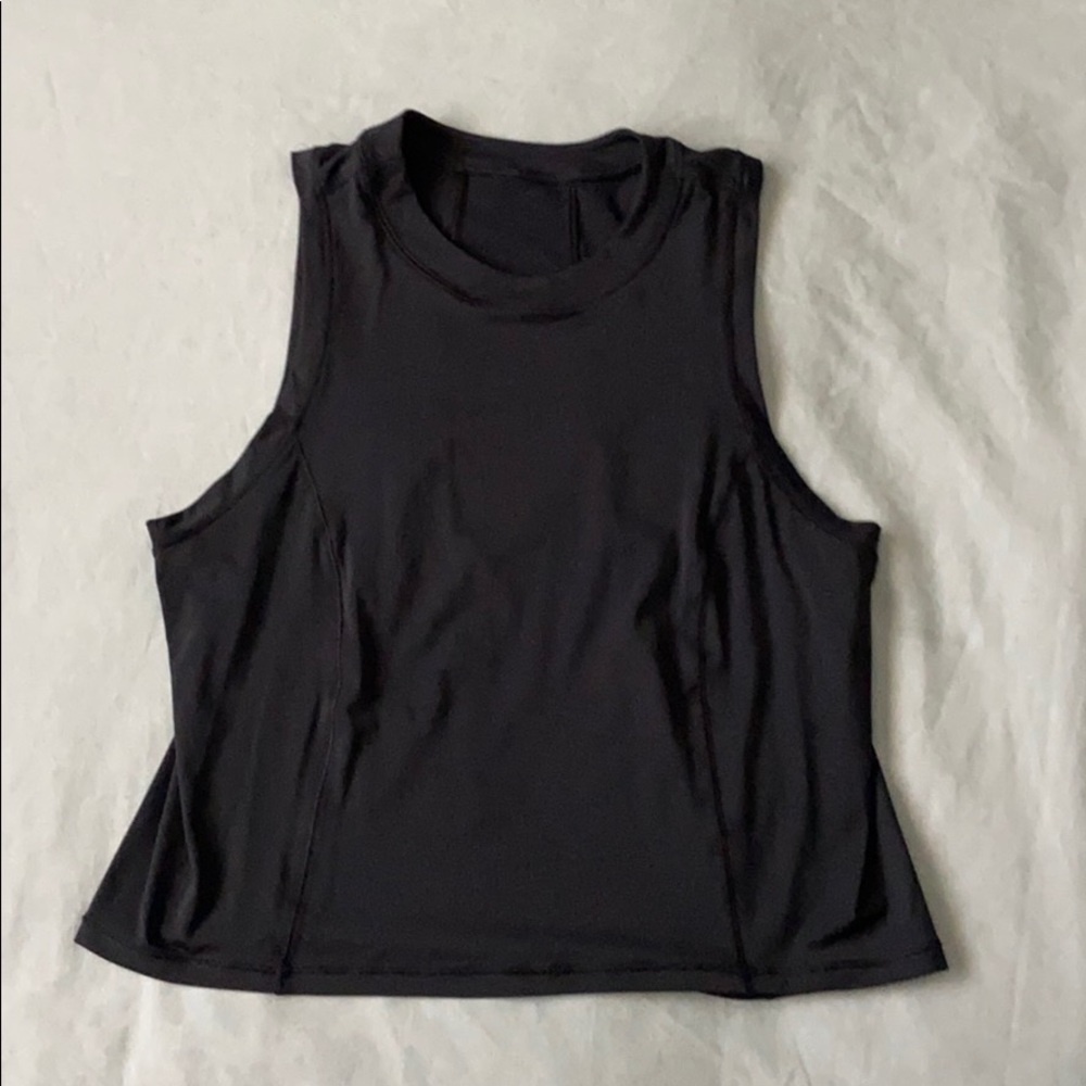 Lululemon Sheer Will Tank - Black - Size 4